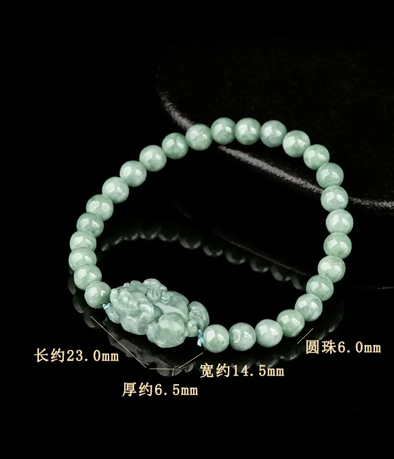Green Jade Flower Bracelet for Women — feature 5