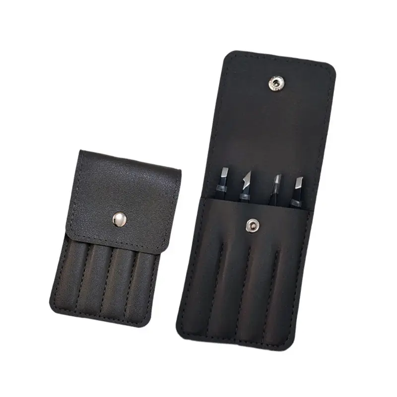 4 Pieces Leather Case