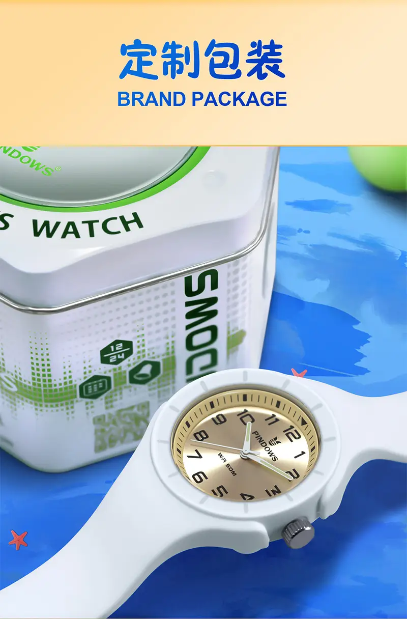 White Waterproof Quartz Couple Watches for Students — feature 10
