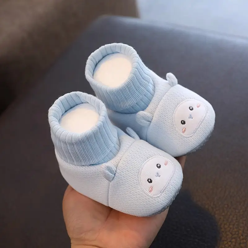 Toddler Cartoon Shoes White Quilted 6-12M