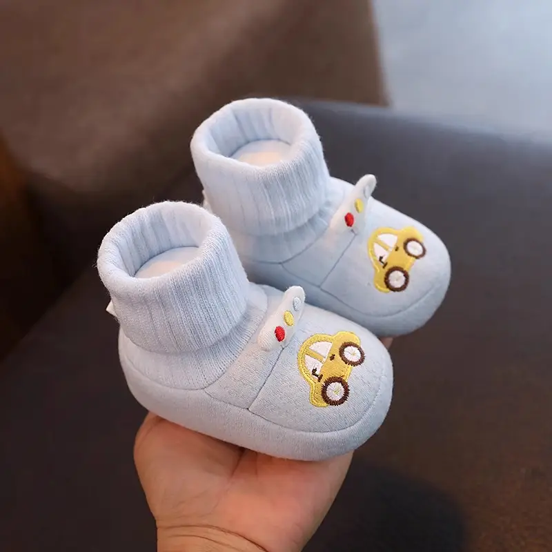Toddler Cartoon Shoes White Quilted 6-12M