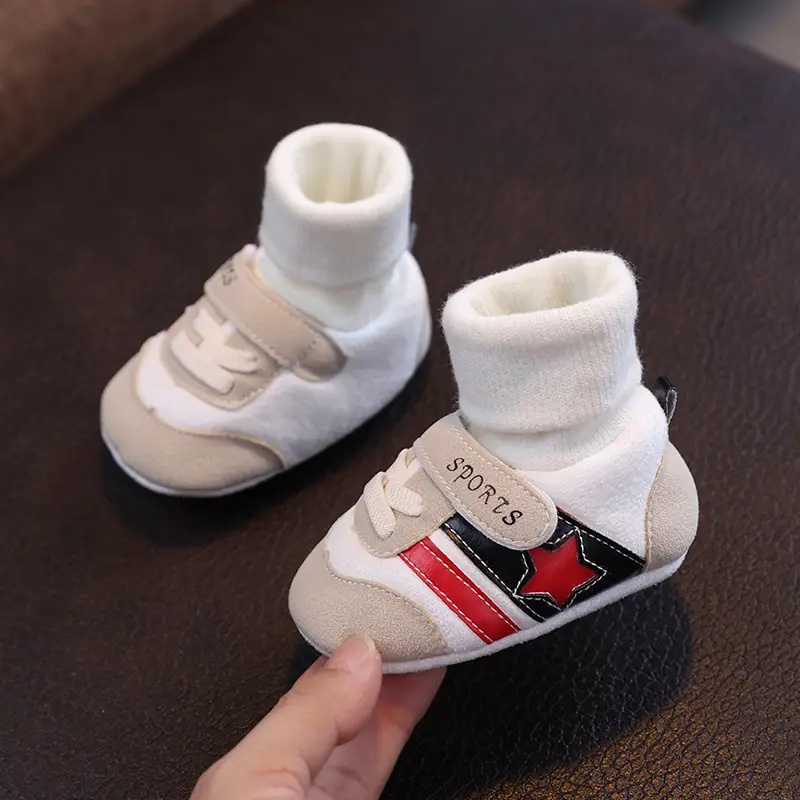 Toddler Cartoon Shoes White Quilted 6-12M