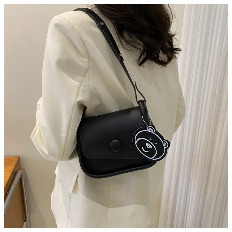 Retro Brown Saddle Crossbody Bag for Women — feature 10