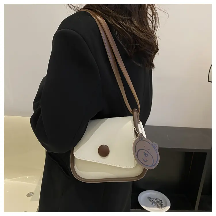 Retro Brown Saddle Crossbody Bag for Women — feature 13