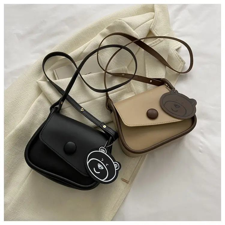 Retro Brown Saddle Crossbody Bag for Women — feature 21
