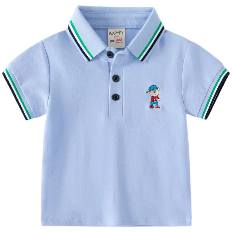 Pink Korean Embroidered Boys T-Shirt 2023 - Image 6