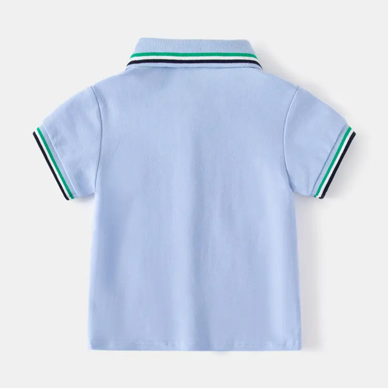 Pink Korean Embroidered Boys T-Shirt 2023 — feature 4