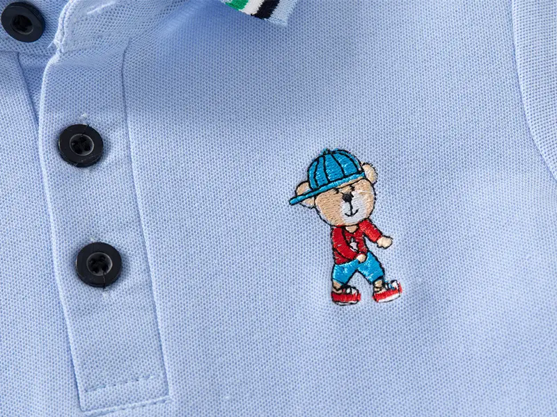 Pink Korean Embroidered Boys T-Shirt 2023 — feature 9