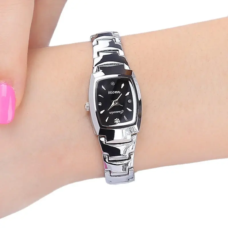 Tungsten steel watch women's waterproof simple temperament women's watch small dial women's quartz watch foreign trade cross-border a generation of hair