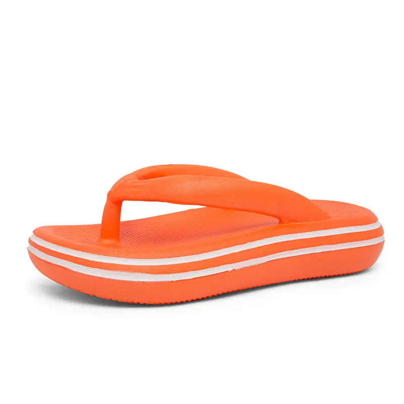 Men's White Red Platform Sandals Summer Slipper
