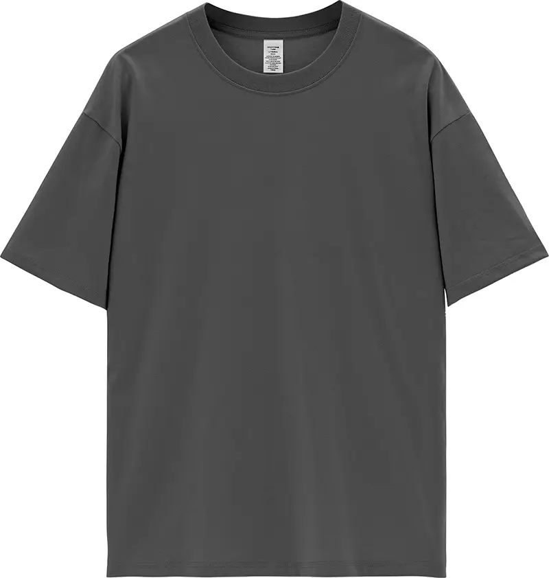 Men's 250g Pure Cotton Summer T-Shirt Short Sleeve Crew Neck