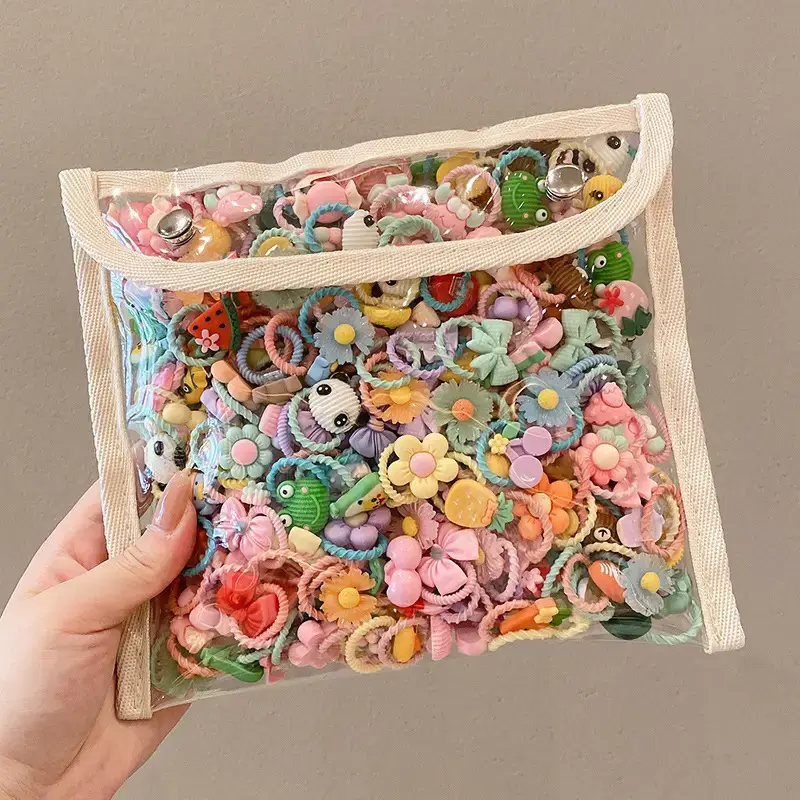 Cute Cartoon Hair Bands for Girls Women's Tie - Image 28