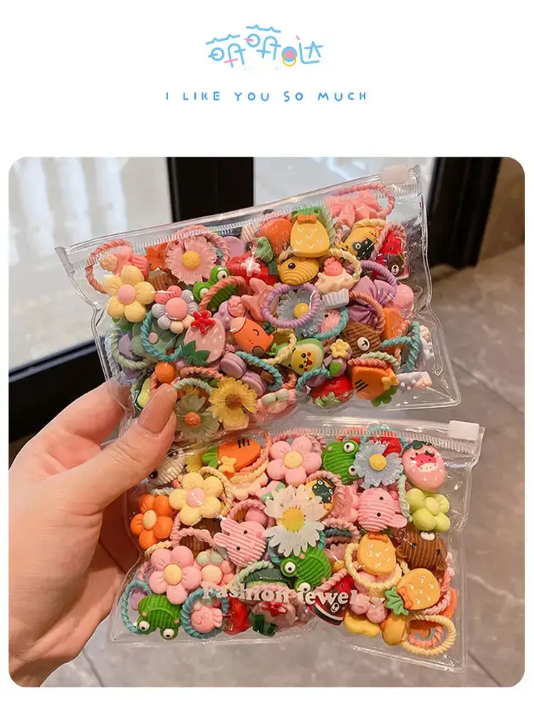 Cute Cartoon Hair Bands for Girls Women's Tie — feature 21