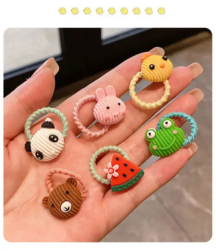 Cute Cartoon Hair Bands for Girls Women's Tie — feature 23