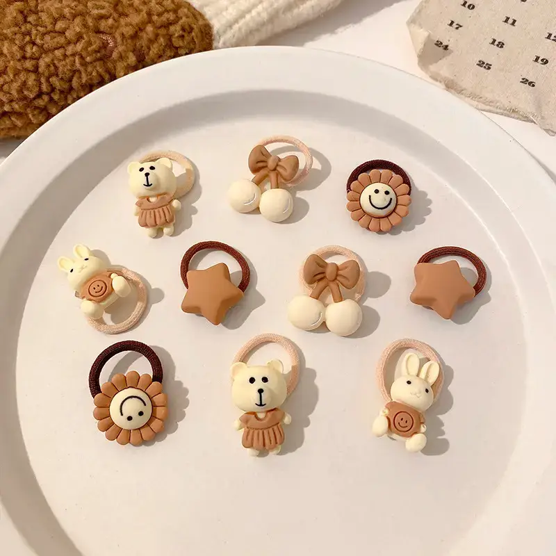 Cute Cartoon Hair Bands for Girls Women's Tie - Image 10