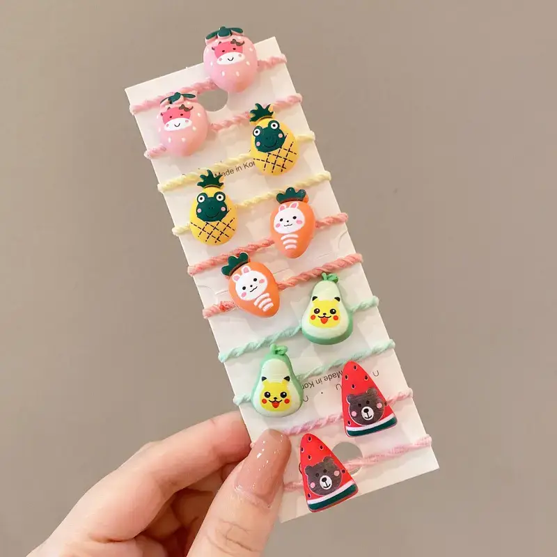 Cute Cartoon Hair Bands for Girls Women's Tie - Image 12