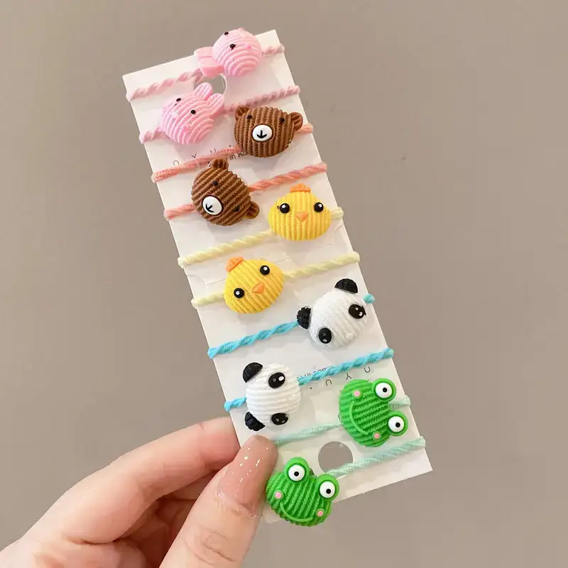 Cute Cartoon Hair Bands for Girls Women's Tie - Image 2