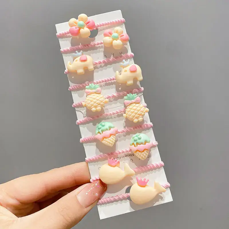 Cute Cartoon Hair Bands for Girls Women's Tie - Image 23