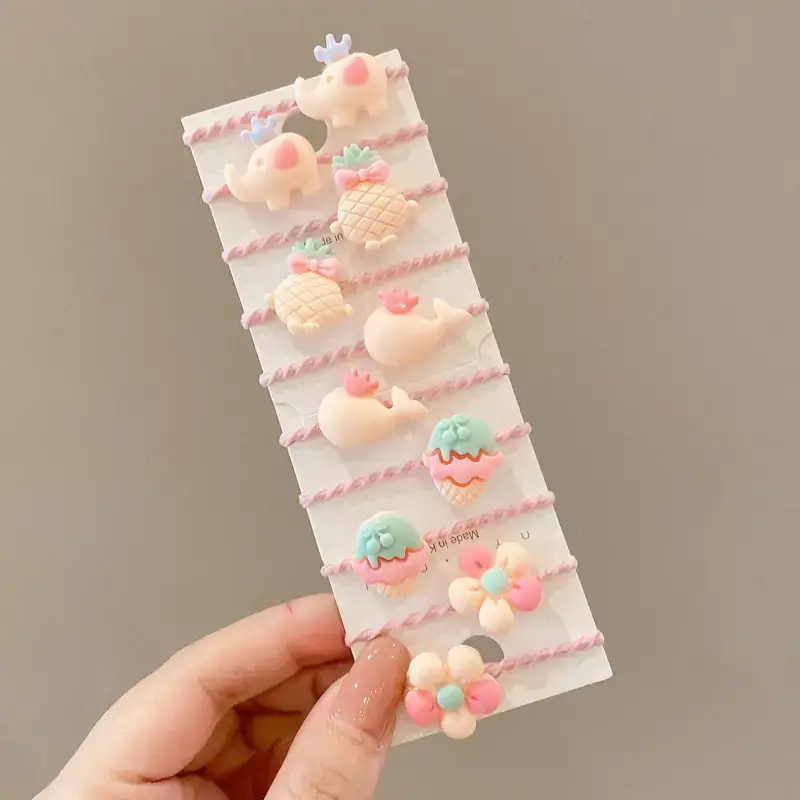 Cute Cartoon Hair Bands for Girls Women's Tie - Image 4