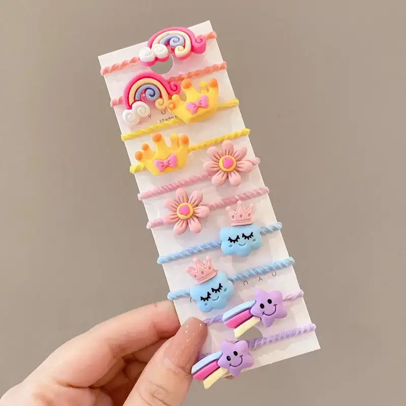 Cute Cartoon Hair Bands for Girls Women's Tie - Image 5