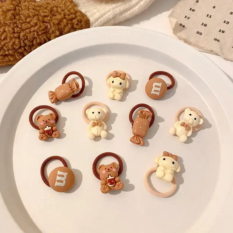 Cute Cartoon Hair Bands for Girls Women's Tie - Image 8
