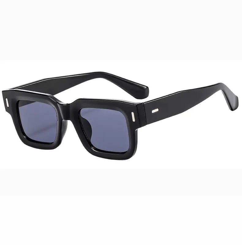 Retro Square Sunglasses with Studded Straps β feature 11