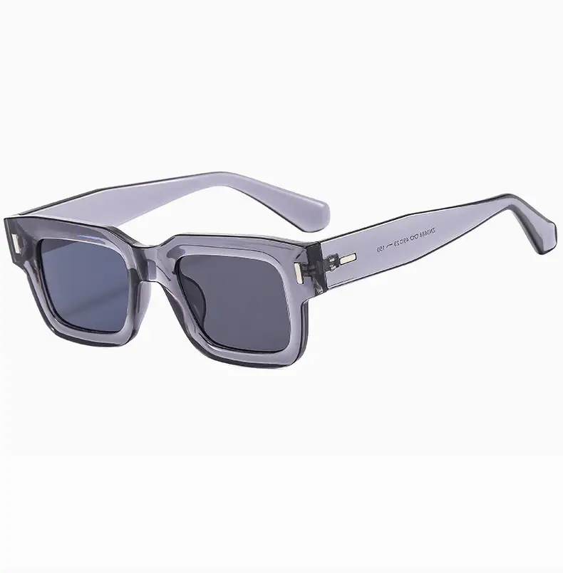 Retro Square Sunglasses with Studded Straps β feature 13
