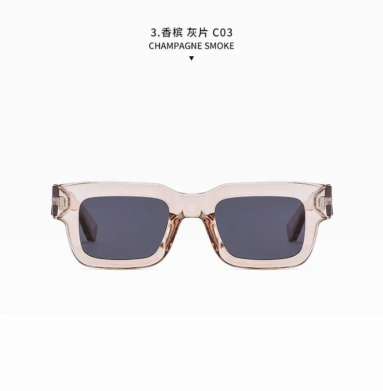 Retro Square Sunglasses with Studded Straps β feature 14