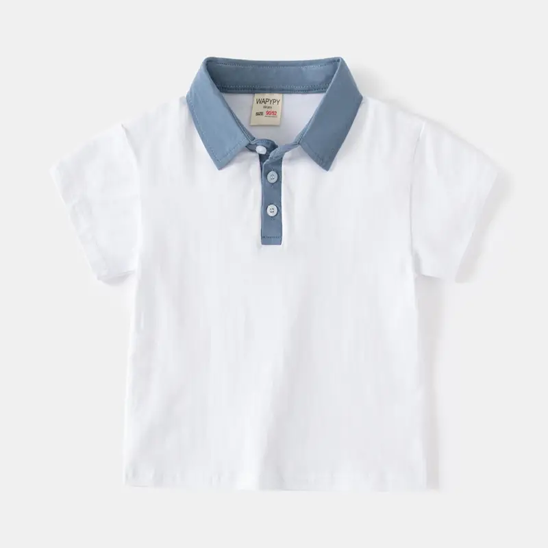 Children's Light Green Polo T-Shirt Summer Boys 2023 - Image 10
