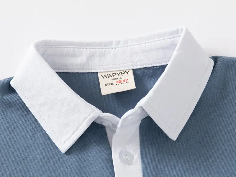 Children's Light Green Polo T-Shirt Summer Boys 2023 â feature 8