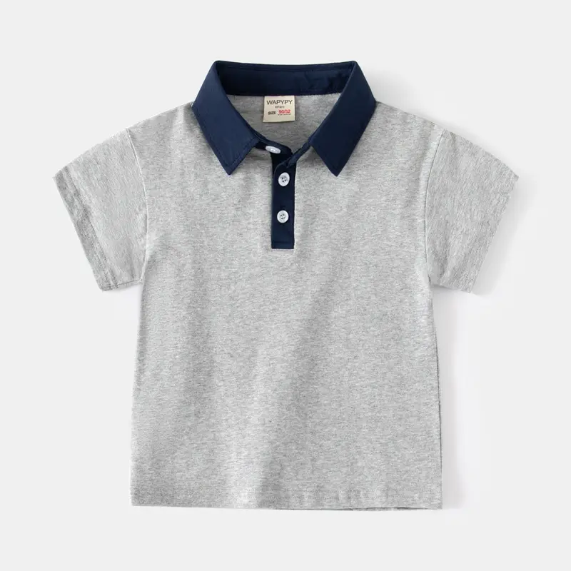Children's Light Green Polo T-Shirt Summer Boys 2023 - Image 6
