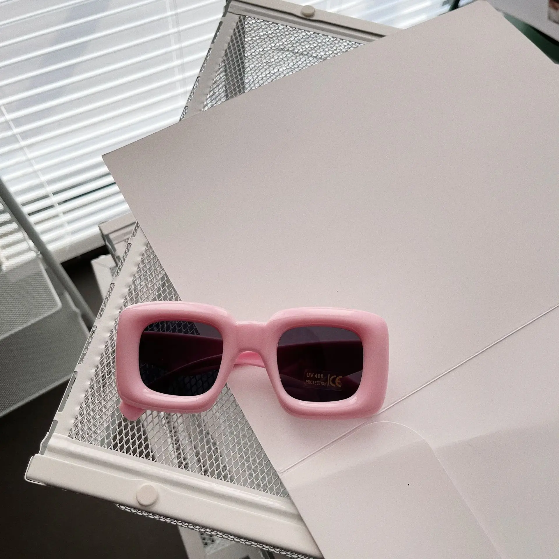 Yellow Cartoon Sunglasses for Kids Street Shooting Glasses
