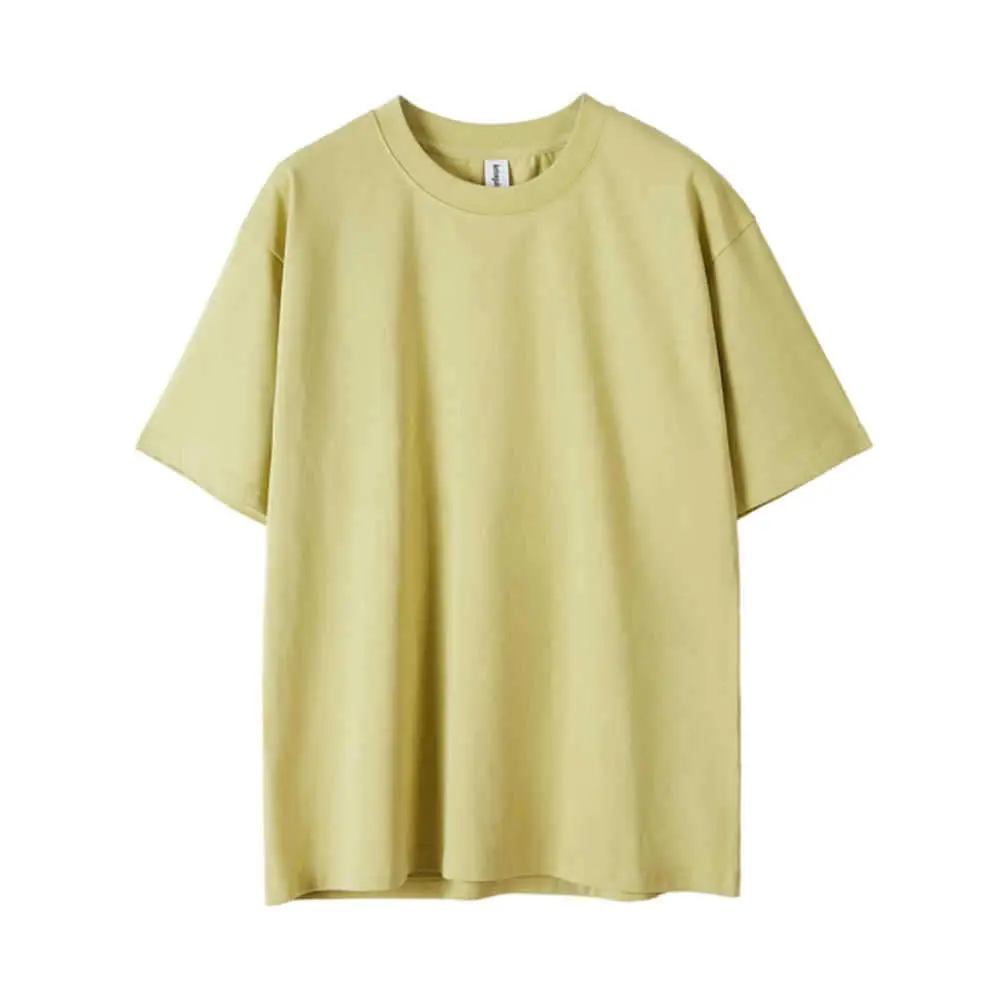 Men Brown Cotton T-Shirt Shoulder Short Sleeve