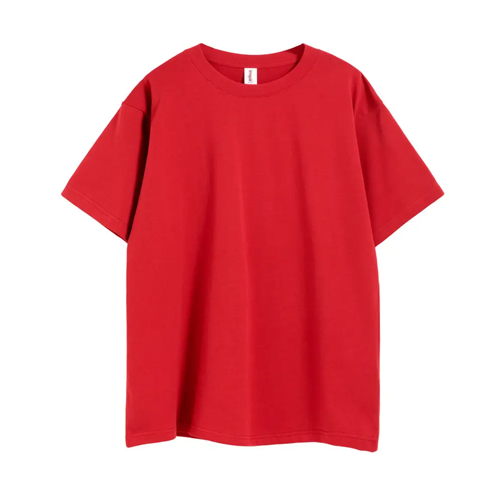 Men Brown Cotton T-Shirt Shoulder Short Sleeve