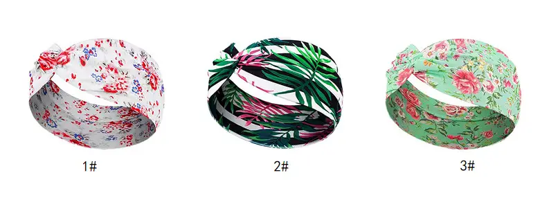Hawaiian Floral Knotted Headband for Women — feature 21