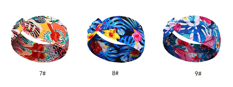Hawaiian Floral Knotted Headband for Women — feature 23