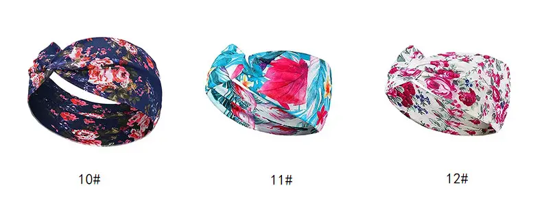Hawaiian Floral Knotted Headband for Women — feature 24