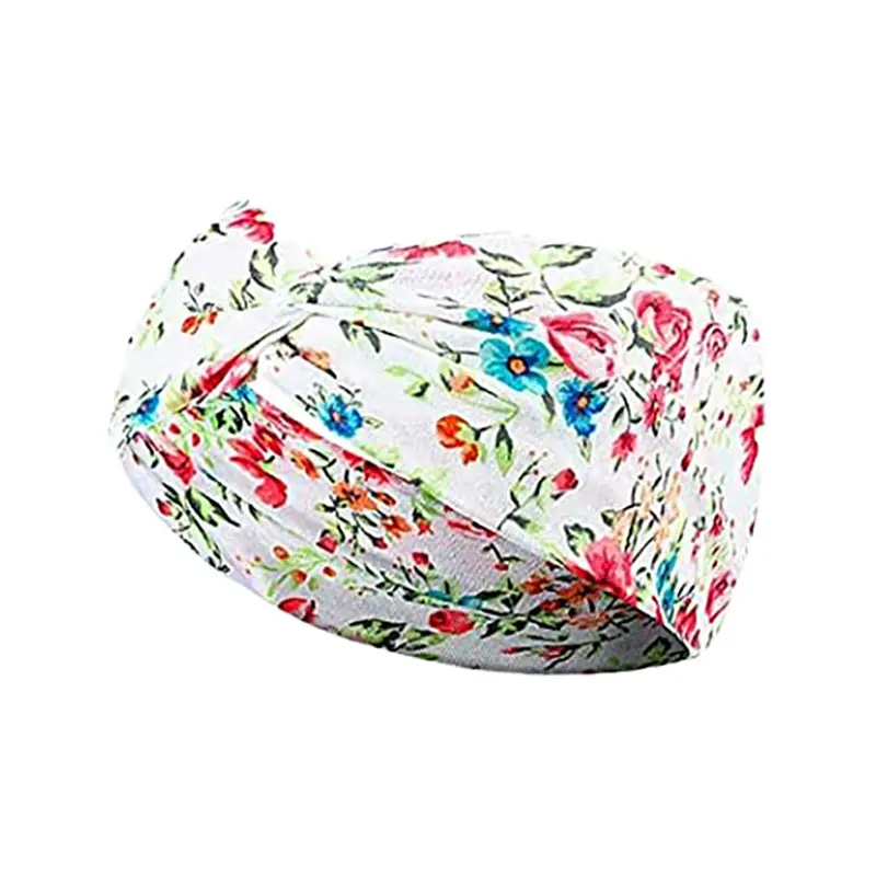 Hawaiian Floral Knotted Headband for Women - Image 13