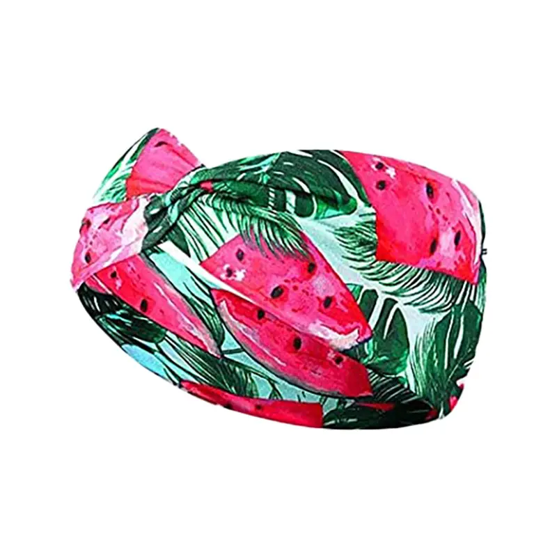 Hawaiian Floral Knotted Headband for Women - Image 16