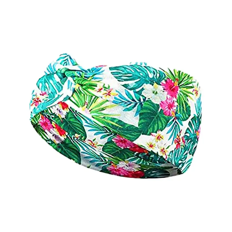 Hawaiian Floral Knotted Headband for Women - Image 17