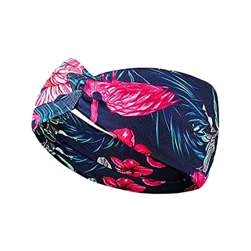 Hawaiian Floral Knotted Headband for Women - Image 19