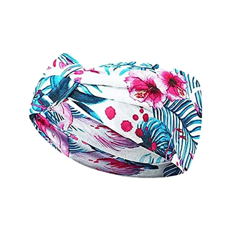 Hawaiian Floral Knotted Headband for Women - Image 20