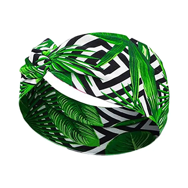 Hawaiian Floral Knotted Headband for Women - Image 4