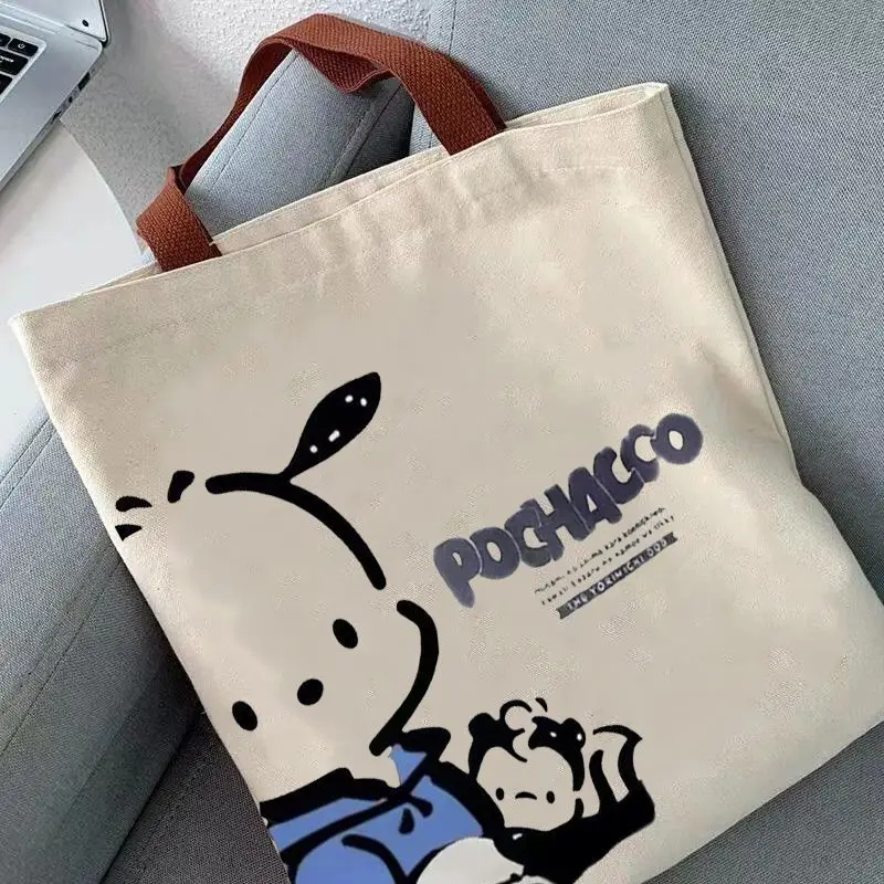 Women Cartoon Canvas Shoulder Bag Large Capacity - Image 4