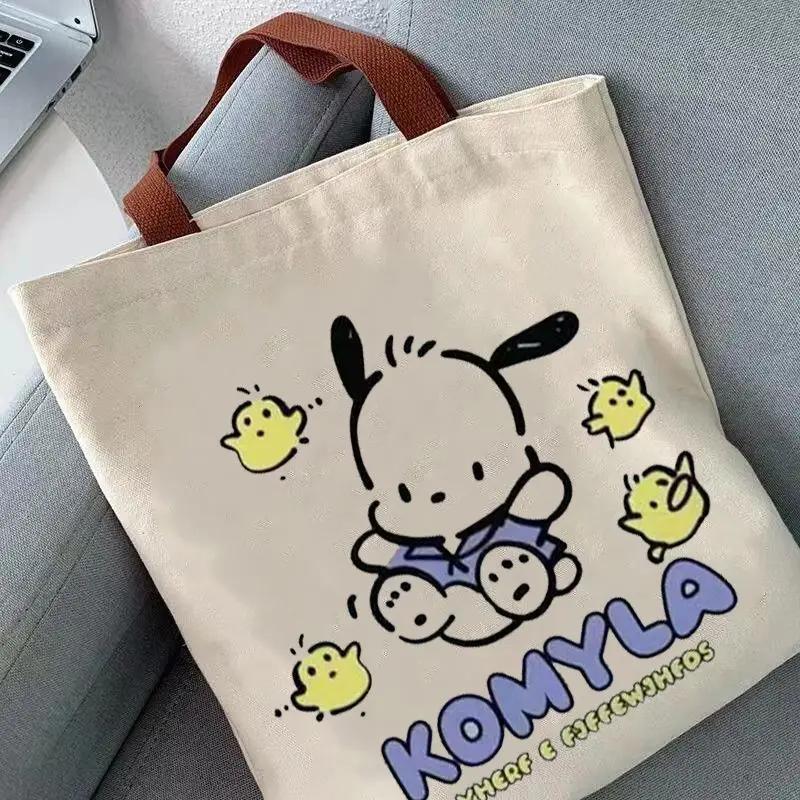 Women Cartoon Canvas Shoulder Bag Large Capacity - Image 2