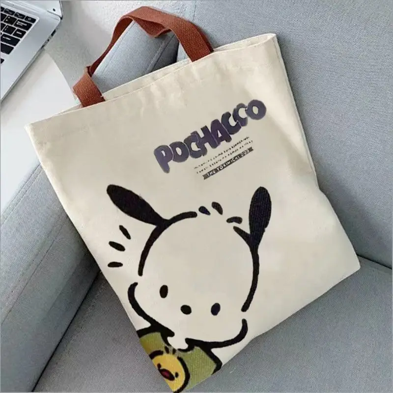 Women Cartoon Canvas Shoulder Bag Large Capacity - Image 3