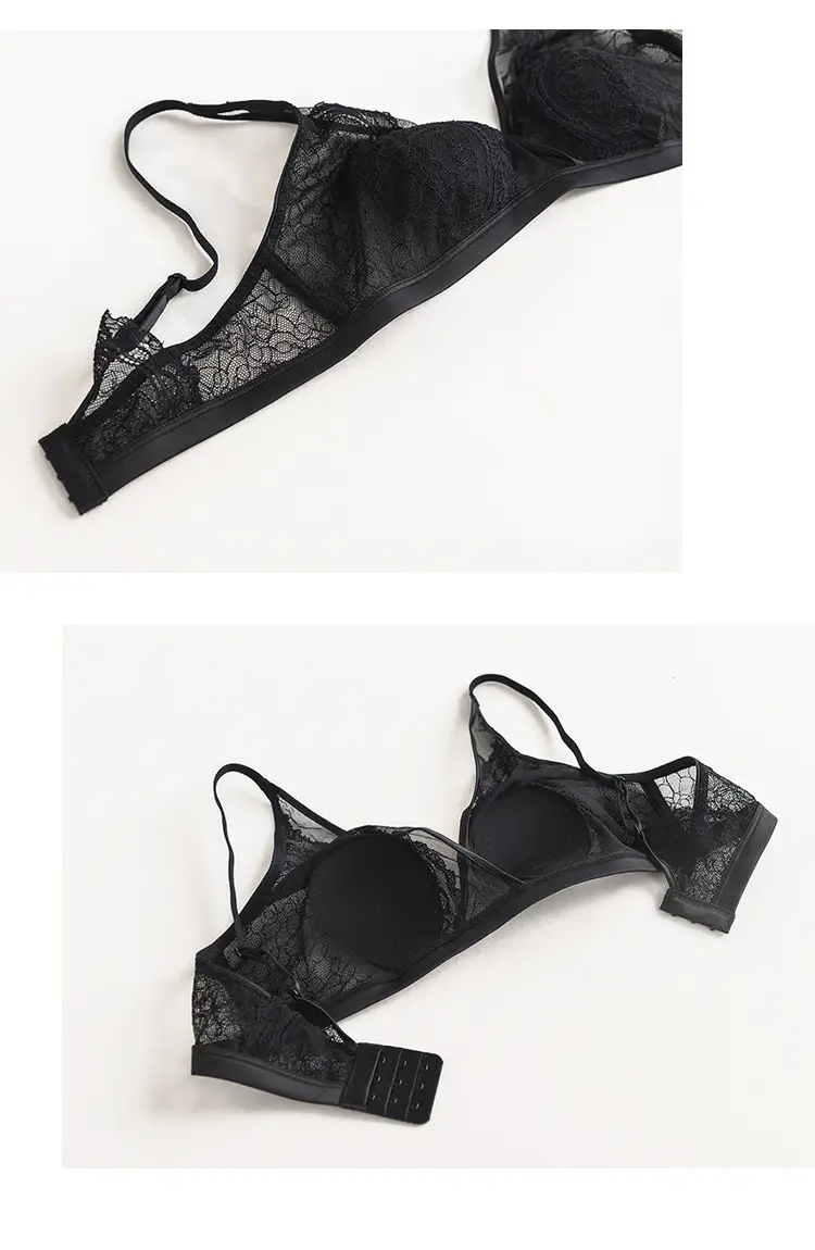 Spring Summer Non-Steel Ring Bra Silk Mulberry Cup — feature 10