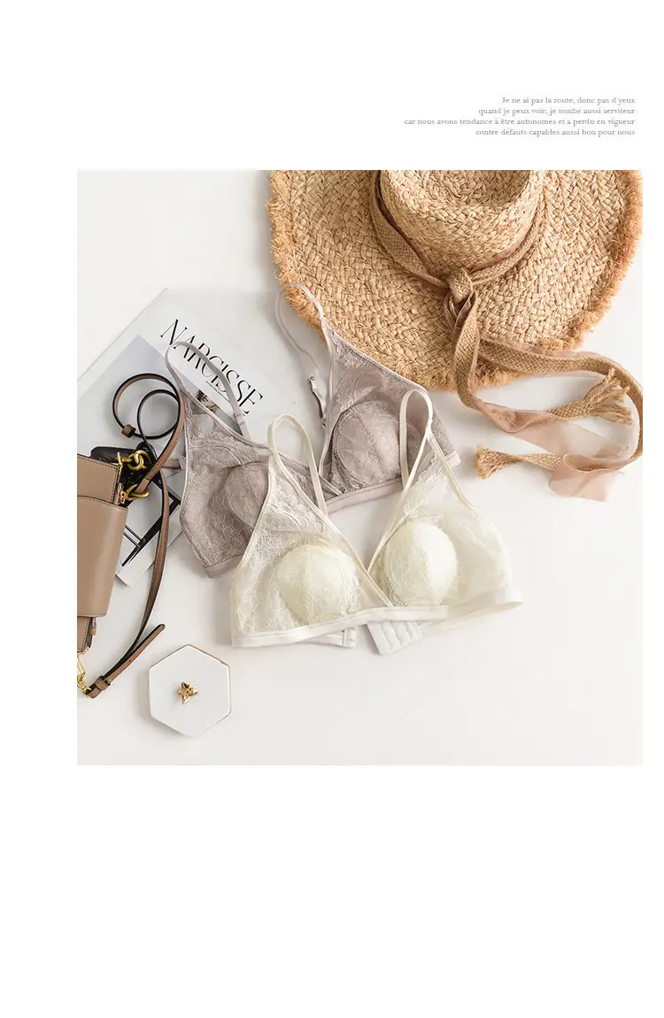 Spring Summer Non-Steel Ring Bra Silk Mulberry Cup — feature 2