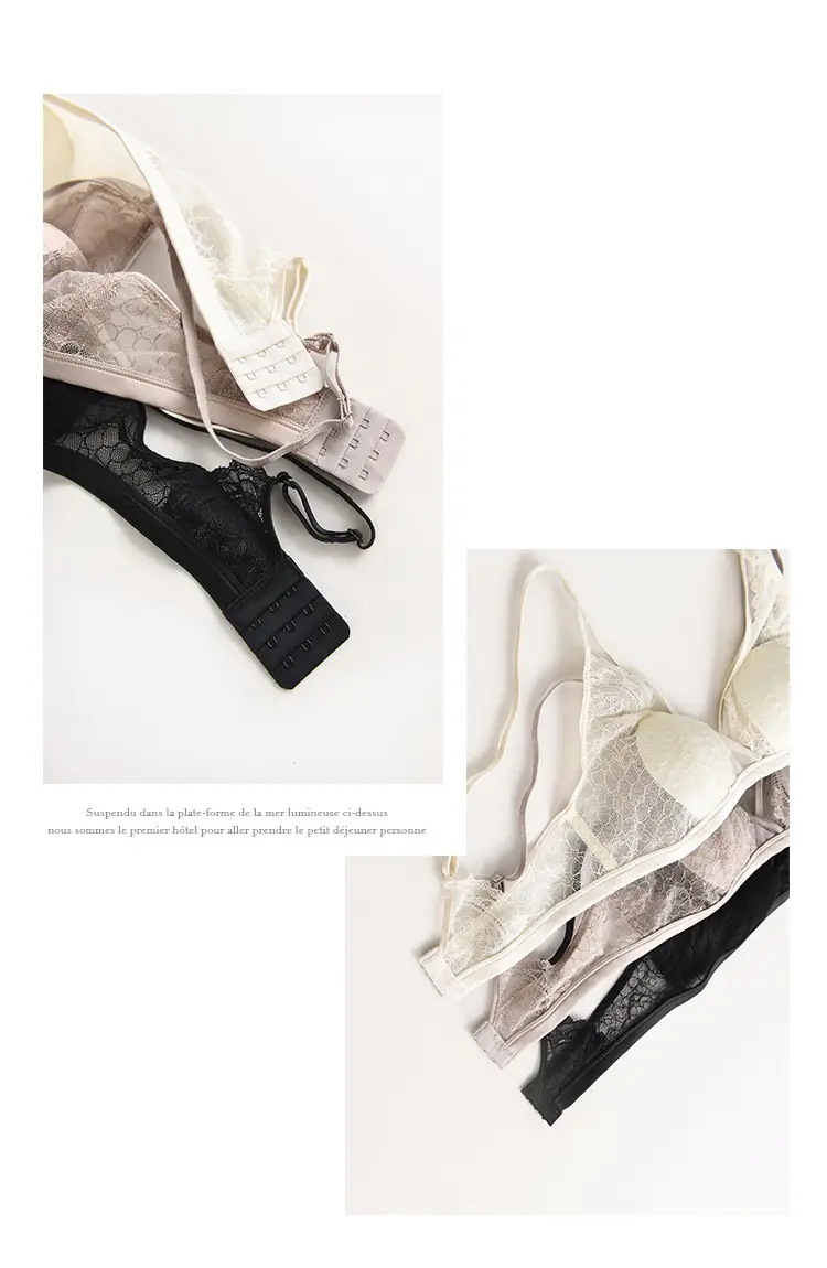 Spring Summer Non-Steel Ring Bra Silk Mulberry Cup — feature 4