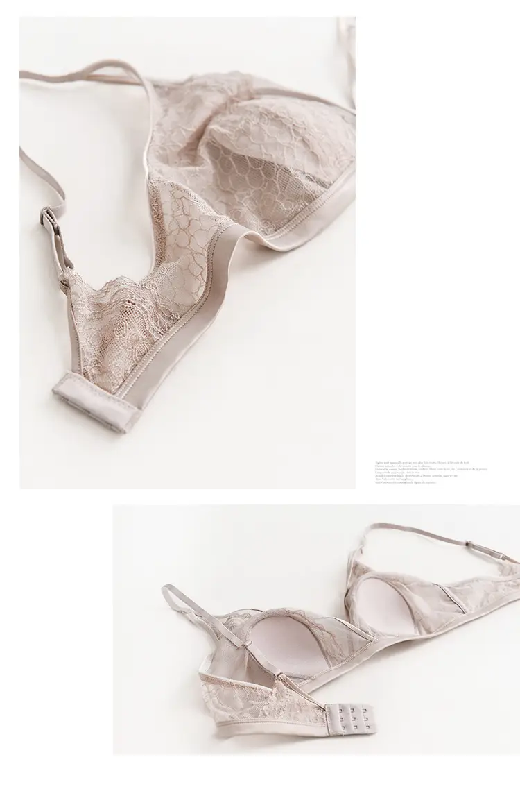 Spring Summer Non-Steel Ring Bra Silk Mulberry Cup — feature 6